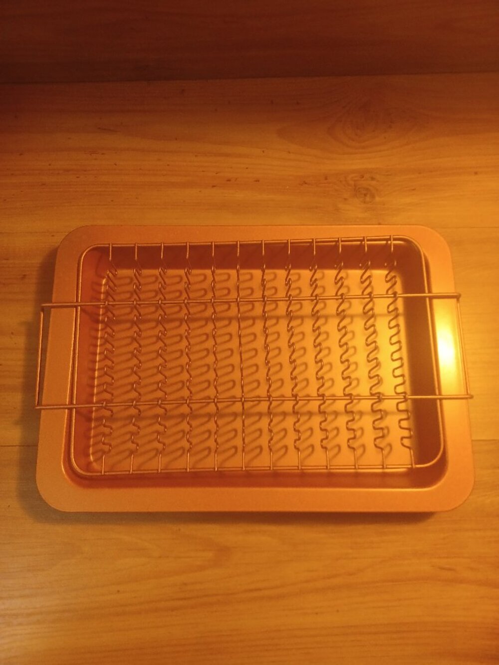 Bacon Bonanza Copper By Gotham  Steel Oven Bacon Drip Pack Tray With Pan